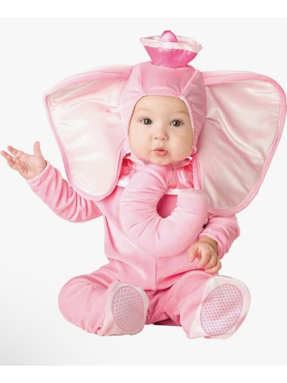 In Character Pink Elephant Costume Baby Size 12-18 Months